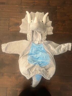 Target Gray and Light Blue Triceratops Kids Halloween Costume